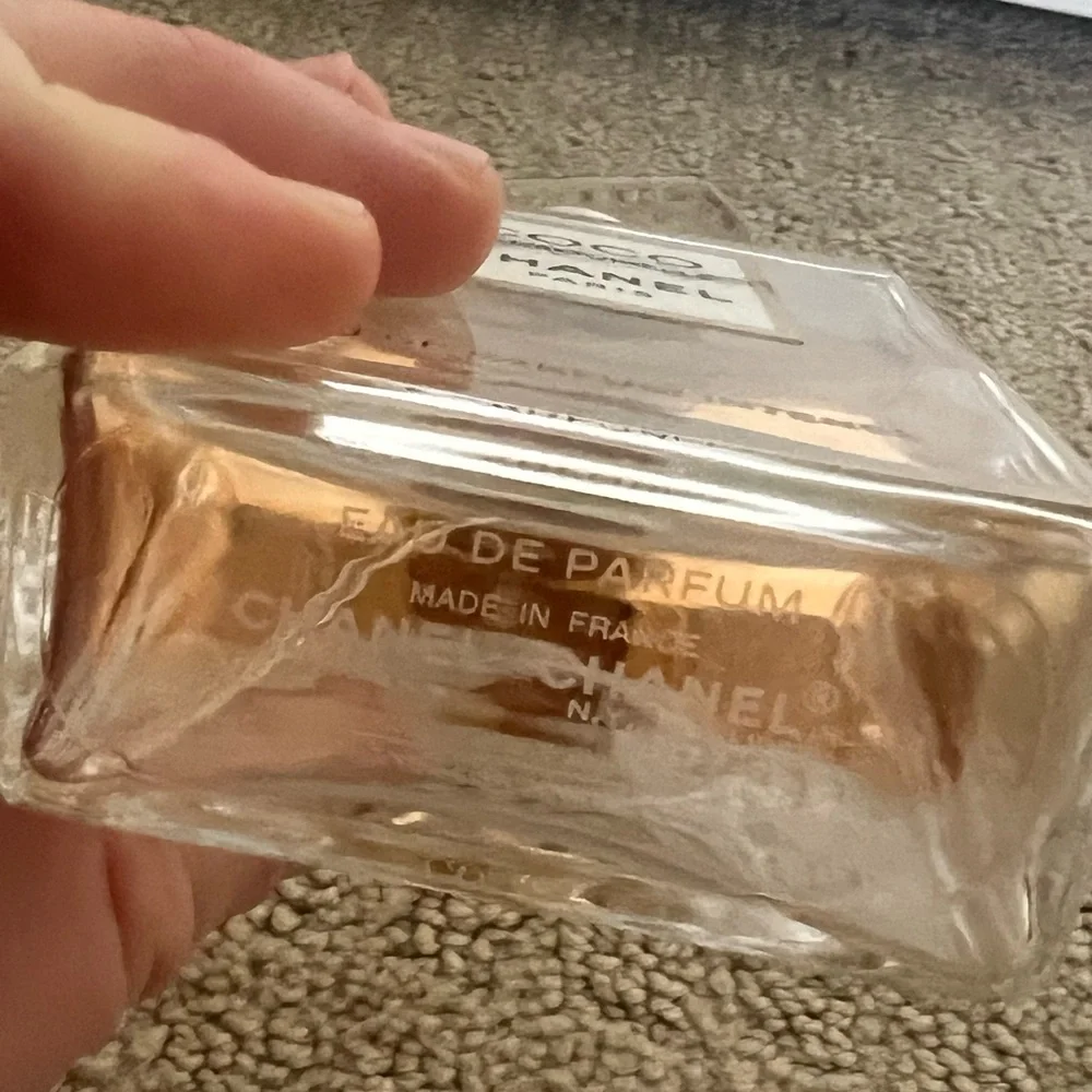 CHANEL Coco Mademoiselle Perfume with Gold and Clear Design - Picture 6 of 9